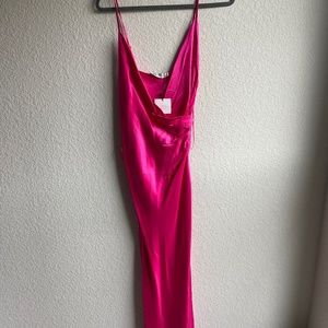 Zara Hot Pink Cocktail Dress